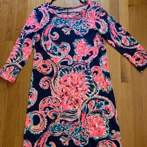 Lily Pulitzer dress with 3/4 sleeves